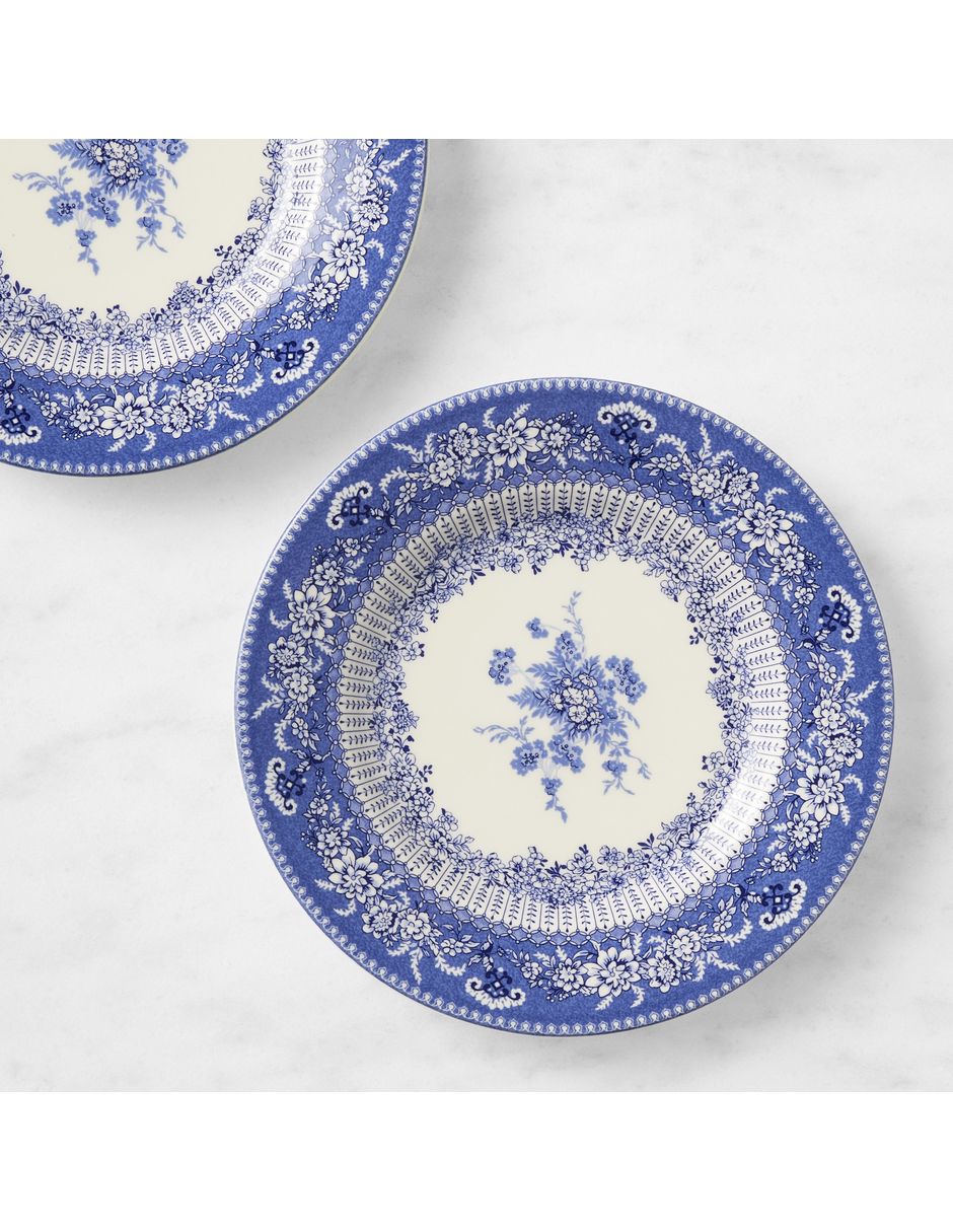 Set platos ensalada English Floral de gres 4 piezas Set platos ensalada English Floral de gres 4 piezas