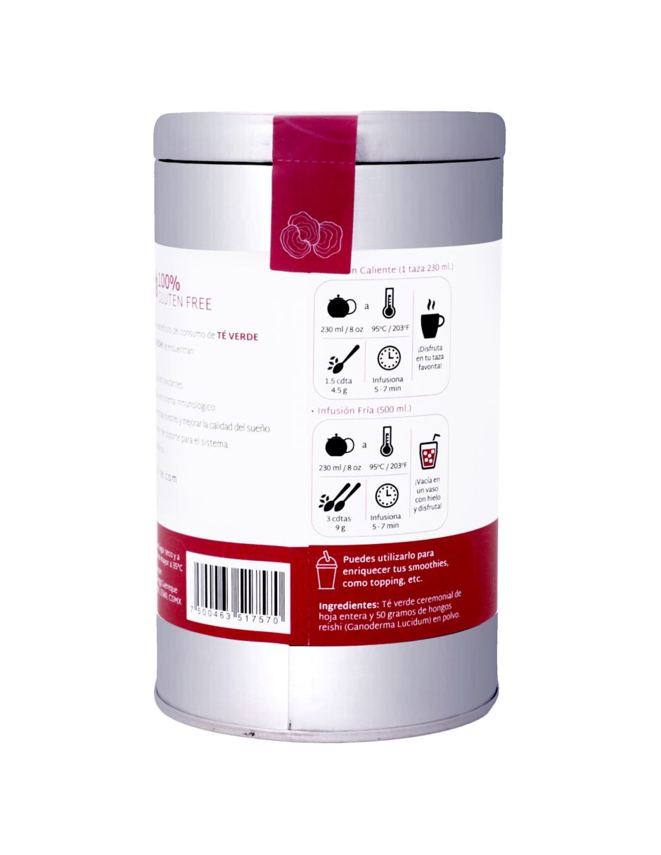 Té verde de hoja entera Tés + Adaptógenos 150 gr 4