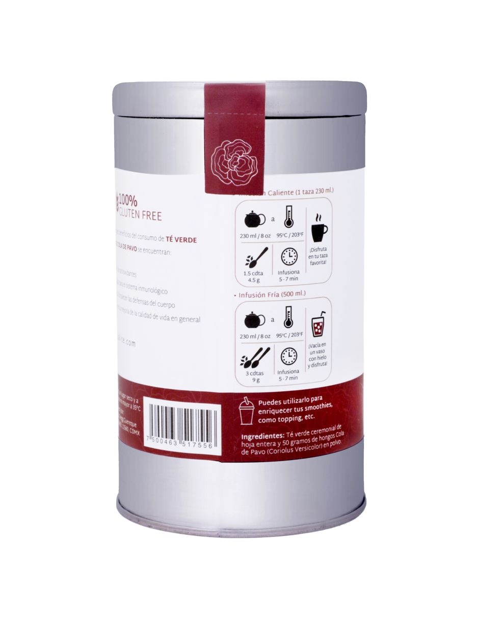 Té verde de hoja entera Tés + Adaptógenos 150 gr 4