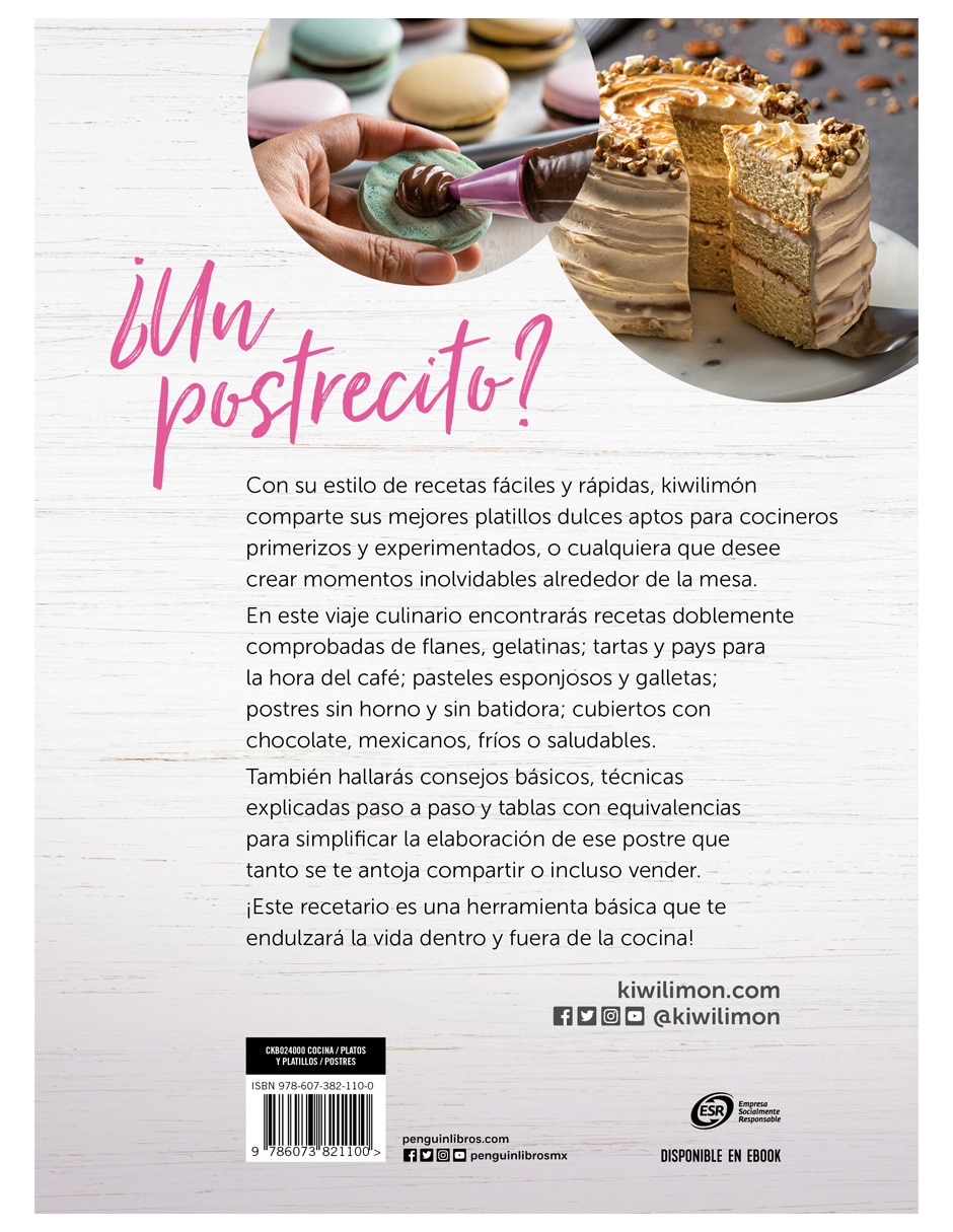 Libro Kiwilimón. los mejores postres paso a paso de Varios 2