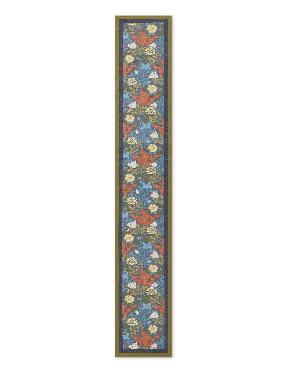 Camino de mesa de algodón William Morris 4