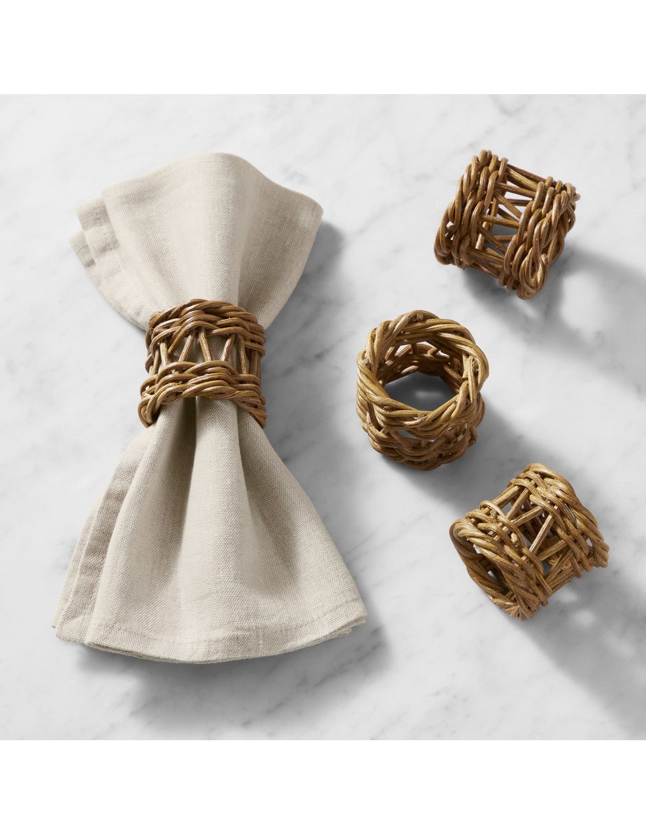 Set aro servilleta Chunky Woven
