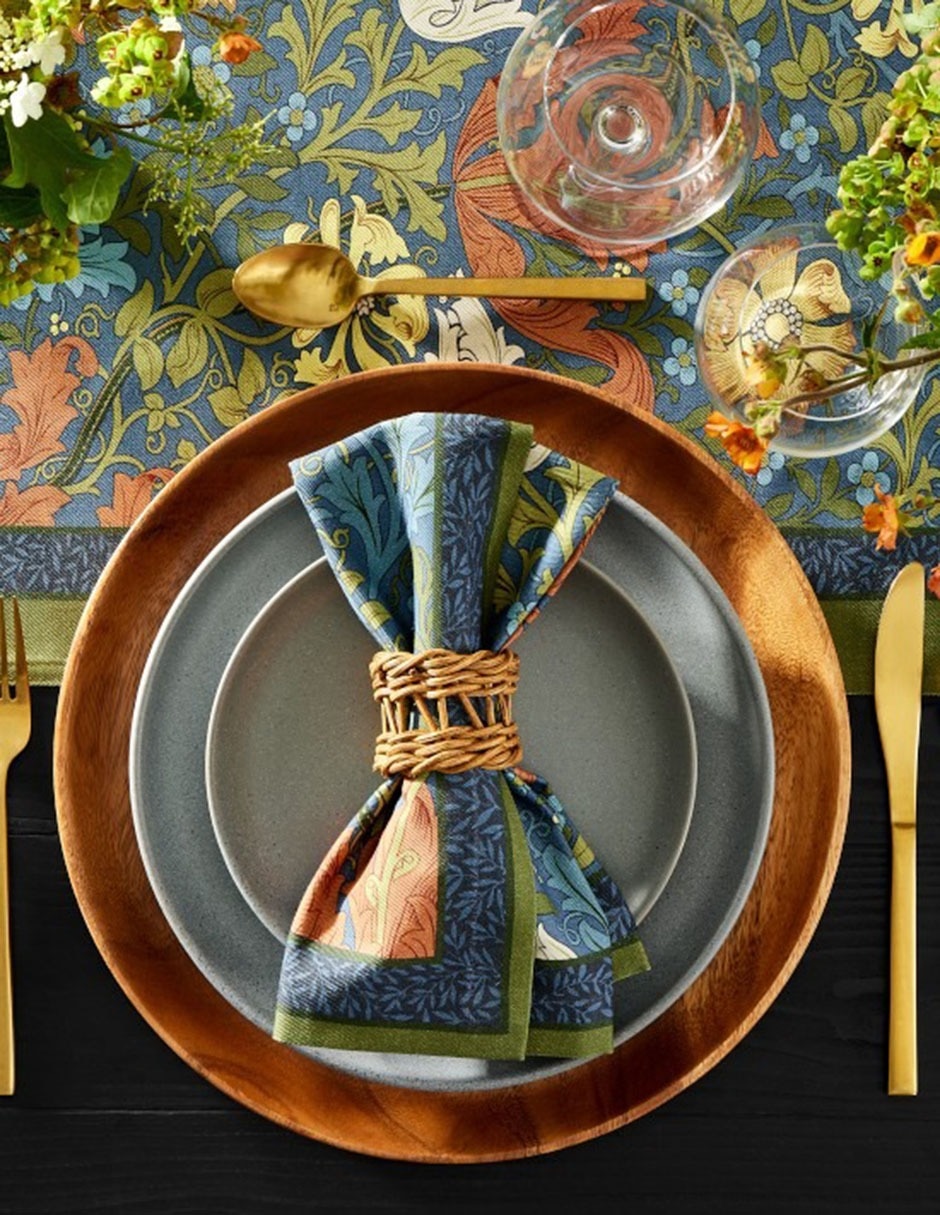 Set servilleta Morris & Co de algodón 4 piezas 2