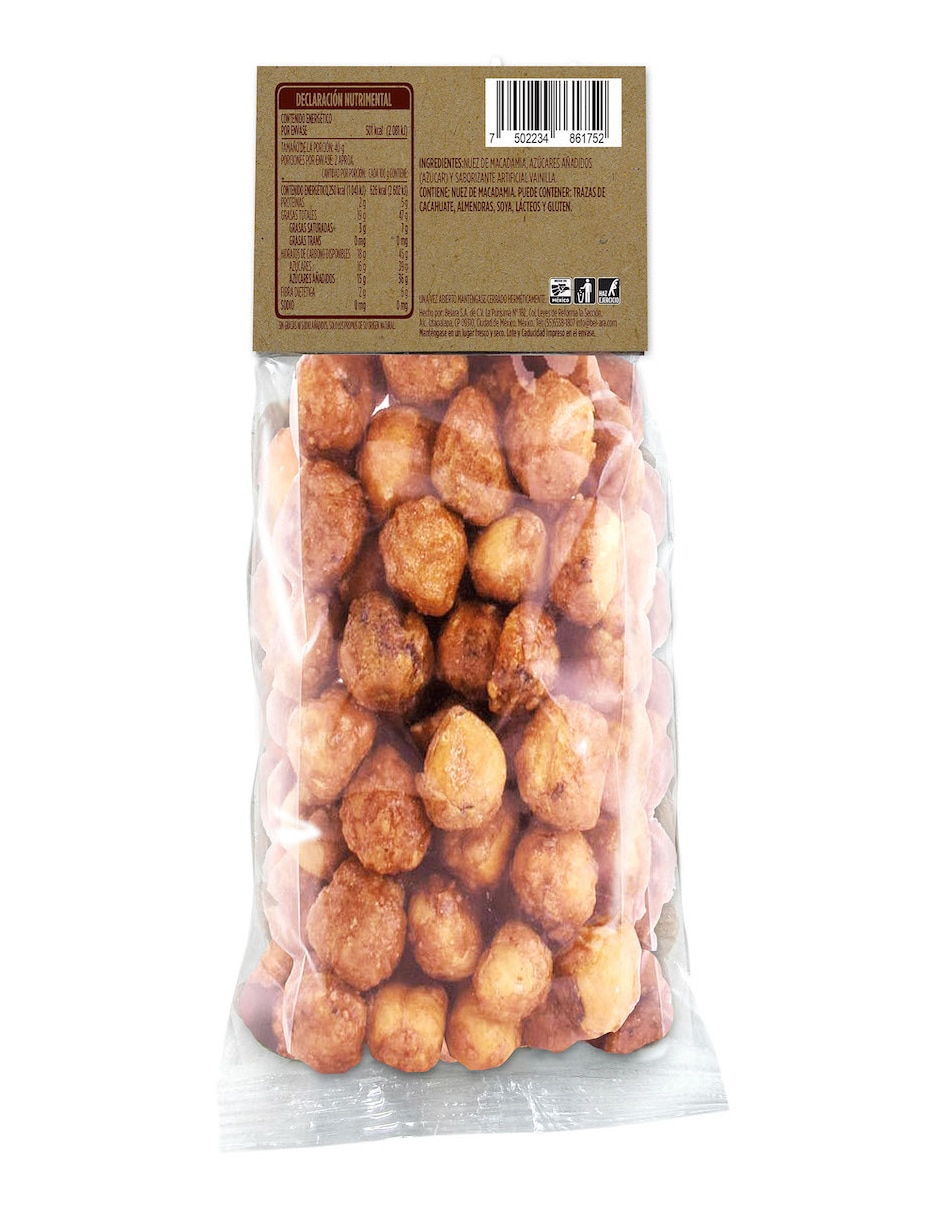 Nuez de macadamia acaramelada 80 g 2