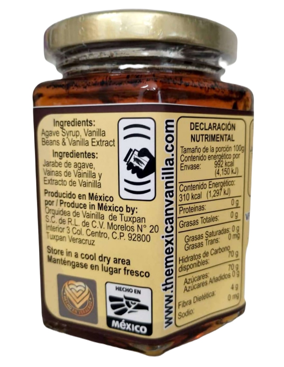 Jarabe de agave de vainilla 320 gr 2