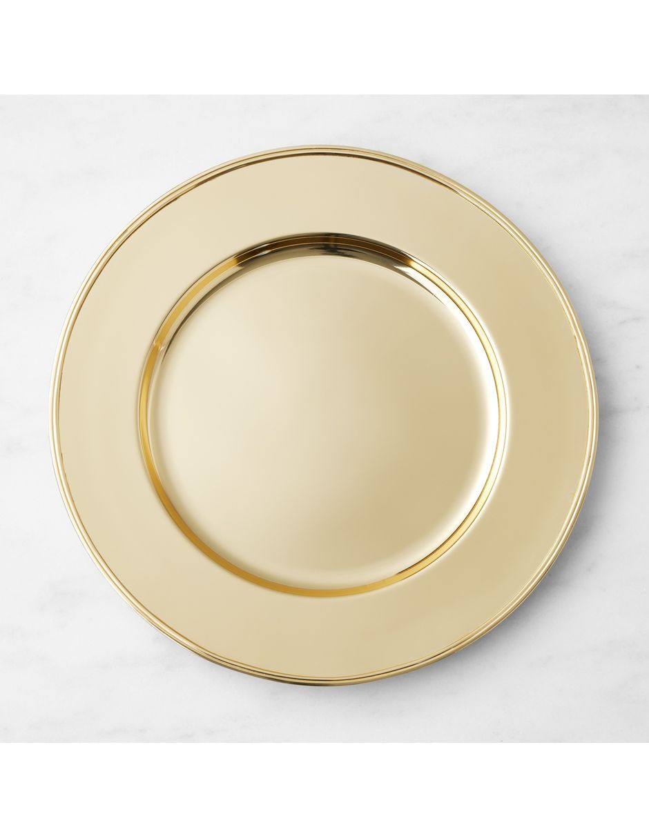 Plato base Presidio Gold de acero inoxidable Plato base Presidio Gold de acero inoxidable