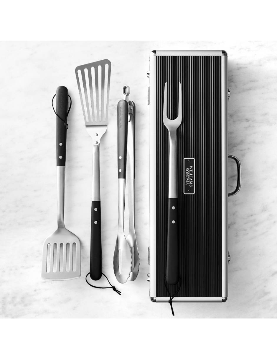 Set bbq de acero inoxidable para parrilladas