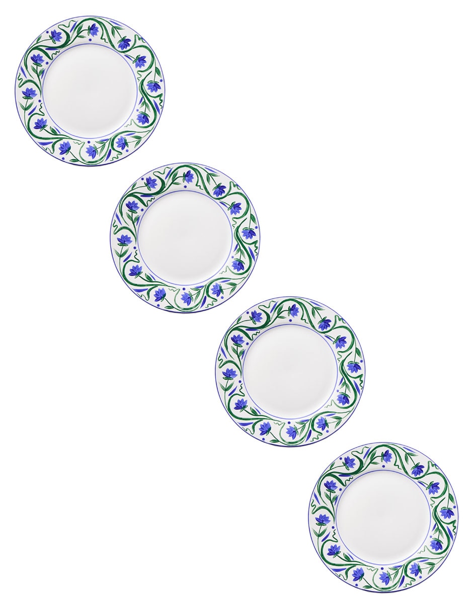 Set platos trinche Aerin de cerámica 4 piezas 4