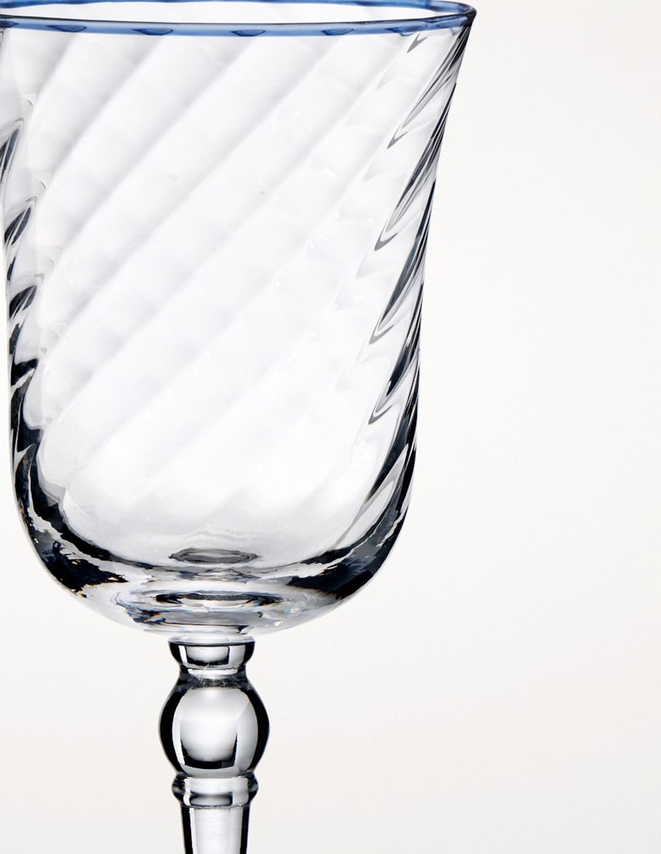 Set de copas para vino Aerin de vidrio 3