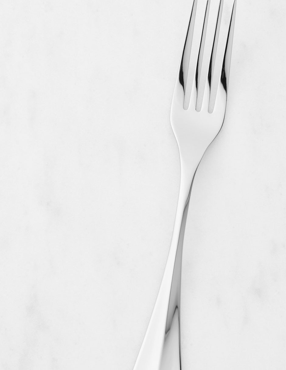 Tenedor para uso principal Baguette de acero inoxidable 2