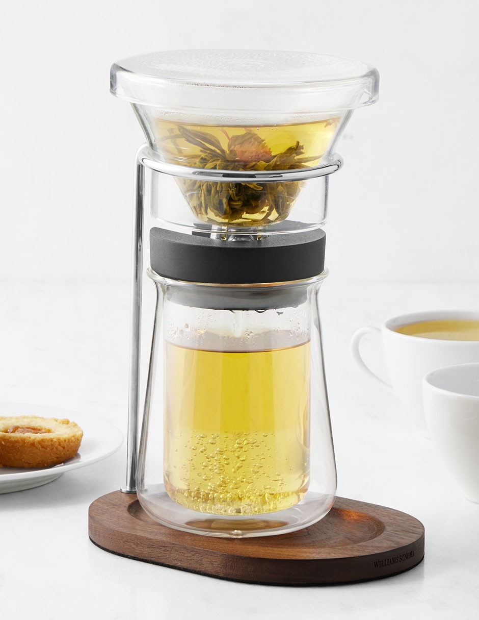 Set de té Steep & Serve de vidrio 4
