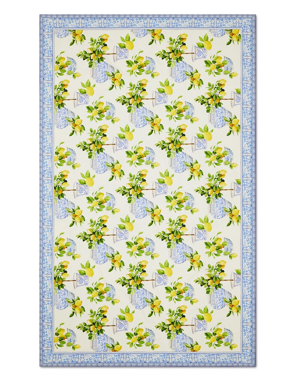 Mantel rectangular de algodón Limone