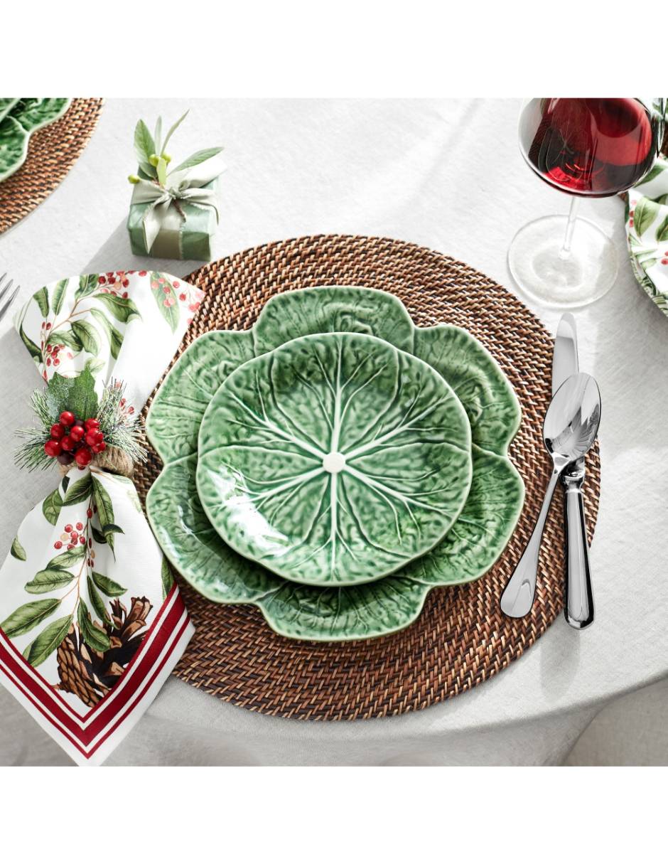 Set platos ensalada Cabbage de gres 4 piezas 2