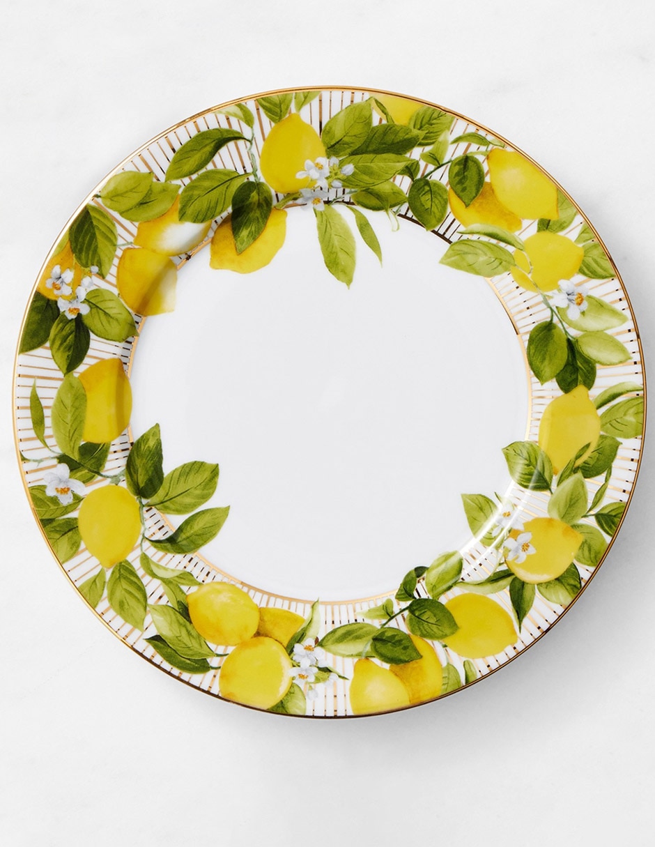 Set platos ensalada Limone de porcelana 4 piezas Set platos ensalada Limone de porcelana 4 piezas