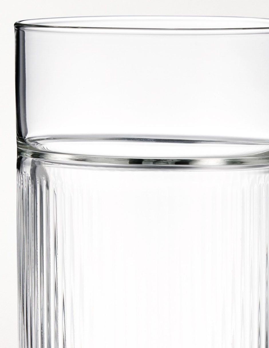 Set de vasos para agua Bistro de vidrio con 4 piezas 3