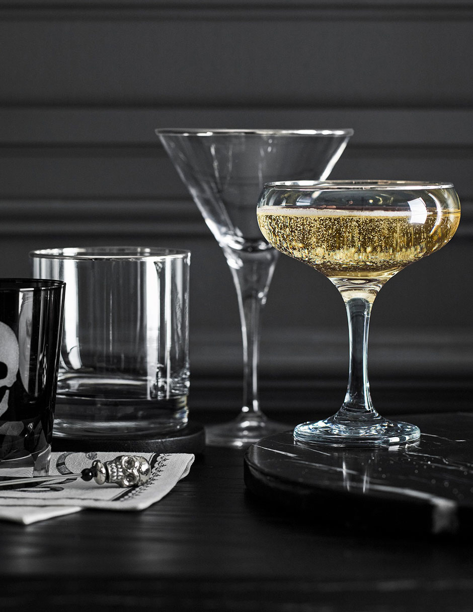 Copa para cóctel Silver Rim de vidrio 3