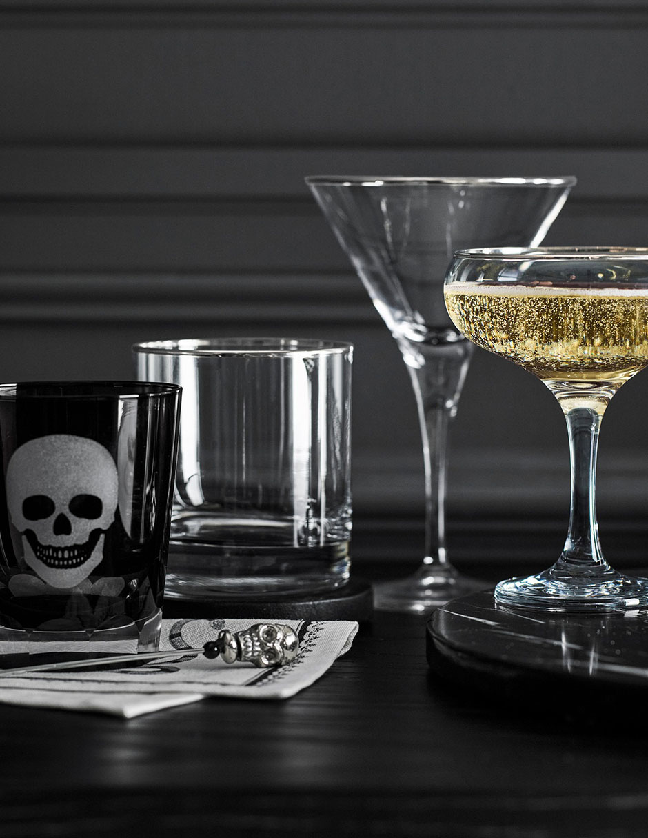 Vaso cocktail Fashion Silver de vidrio 4