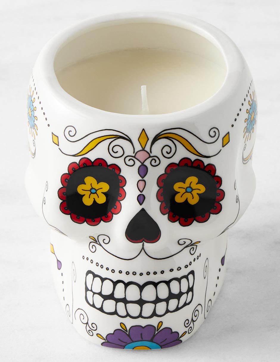 Vela de día de muertos aromática aroma junípero, limón, cedro y guayacol Vela de día de muertos aromática aroma junípero, limón, cedro y guayacol