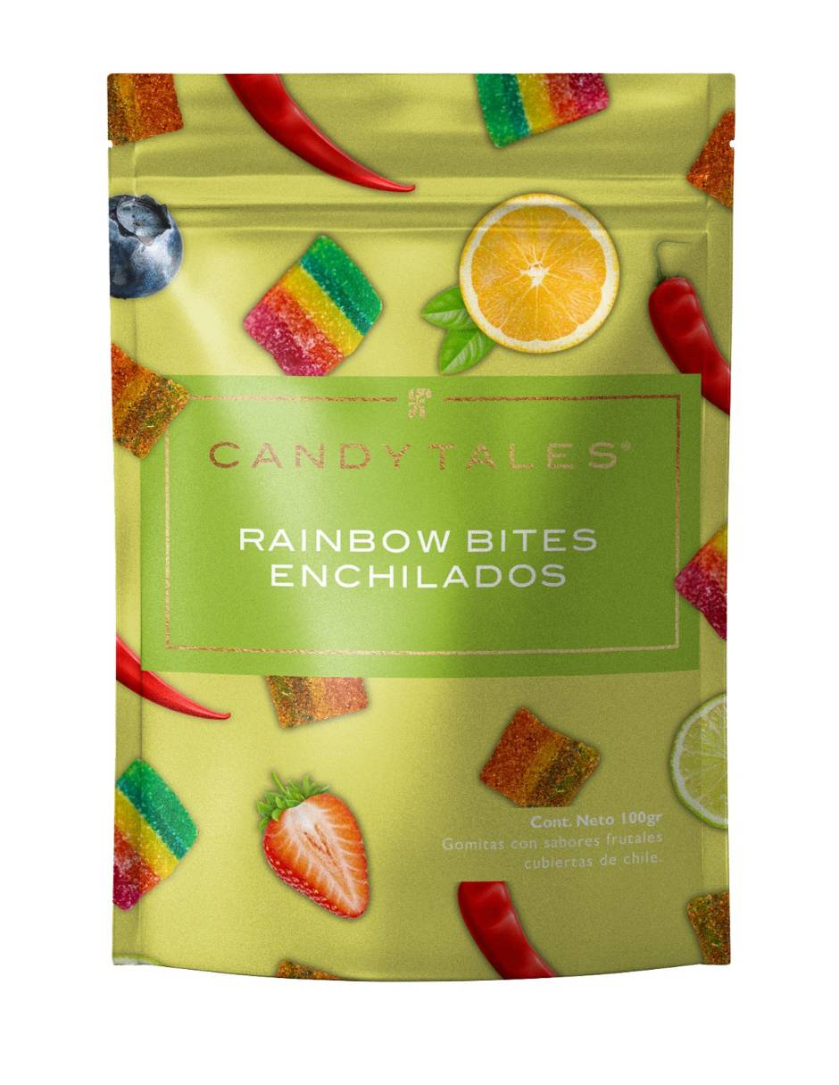 Gomitas Rainbow Bites con 100 pzas