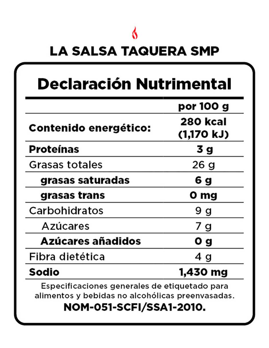 Salsa sabor mantequilla paprika y serrano 3