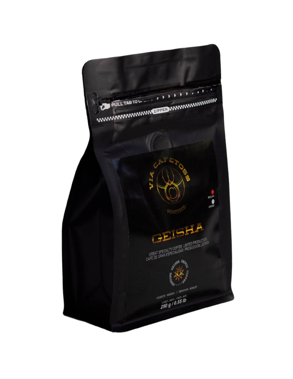 Café molido molido sabor natural de México Geisha 250 g 2