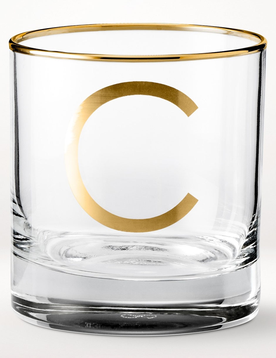 Vaso cocktail Monogram C de vidrio Vaso cocktail Monogram C de vidrio