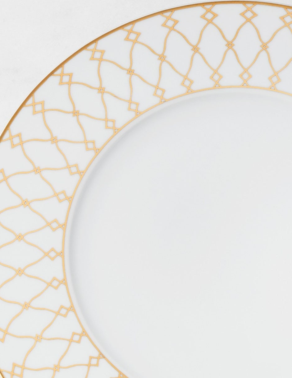 Plato base Regency de porcelana 2