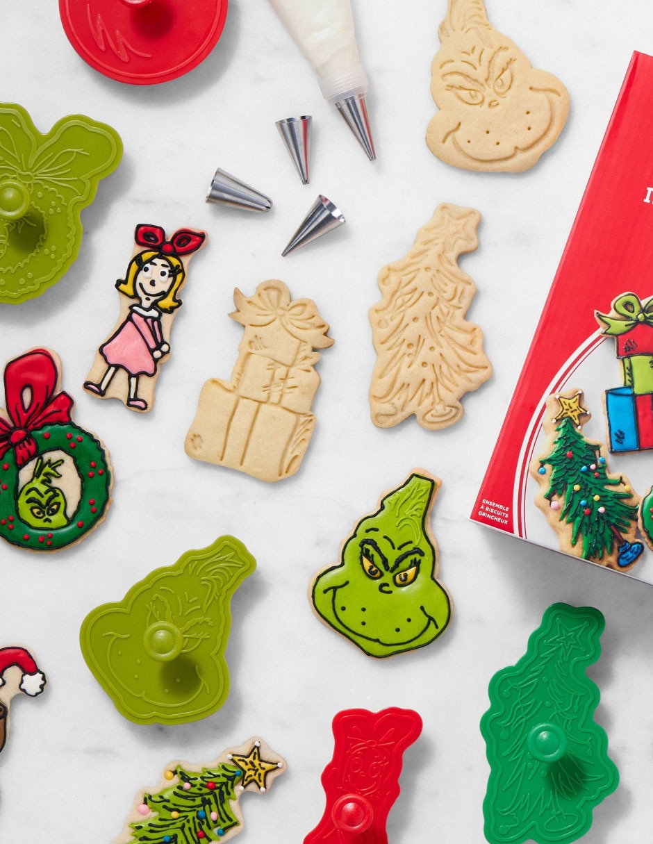 Set cortadores de galletas Grinch 2