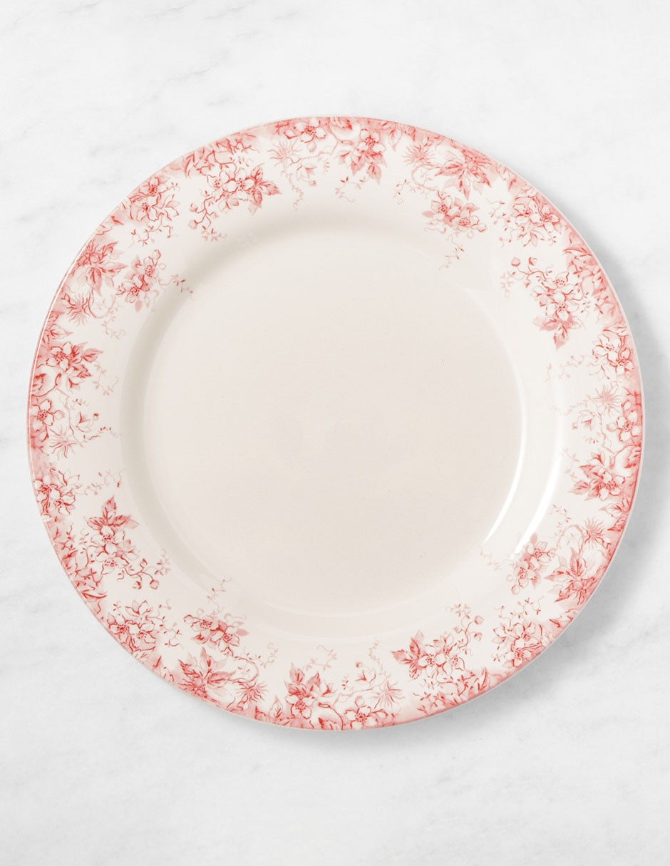Set platos trinche English Floral de cerámica 4 piezas Set platos trinche English Floral de cerámica 4 piezas