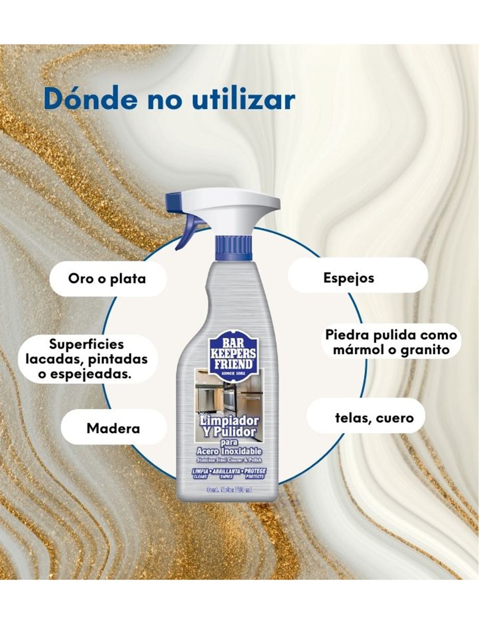 Limpiador para acero inoxidable Friend 2