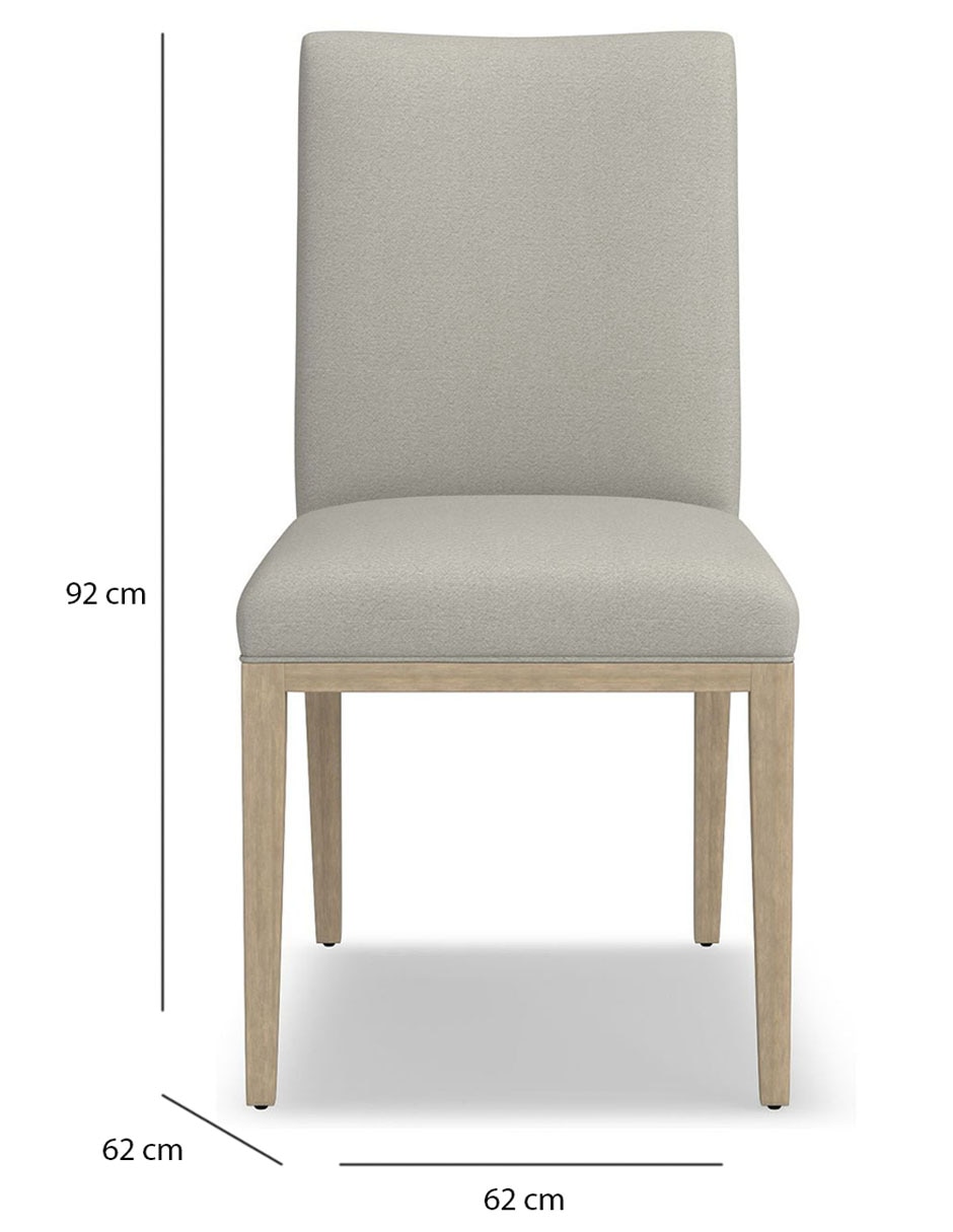 Silla sin brazos Austin de madera 3