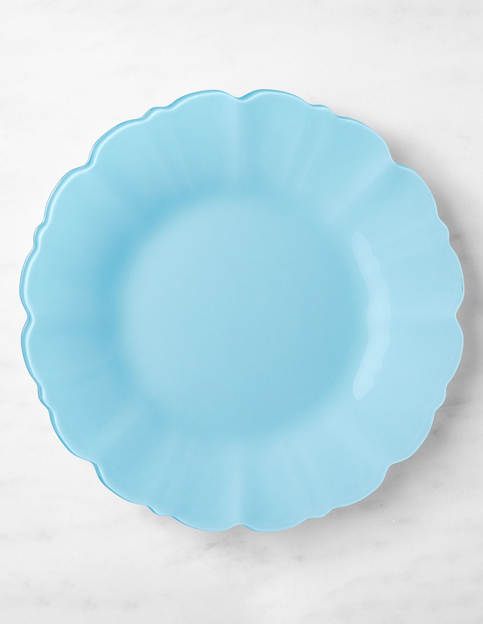 Plato base Opaque Glass de vidrio Plato base Opaque Glass de vidrio