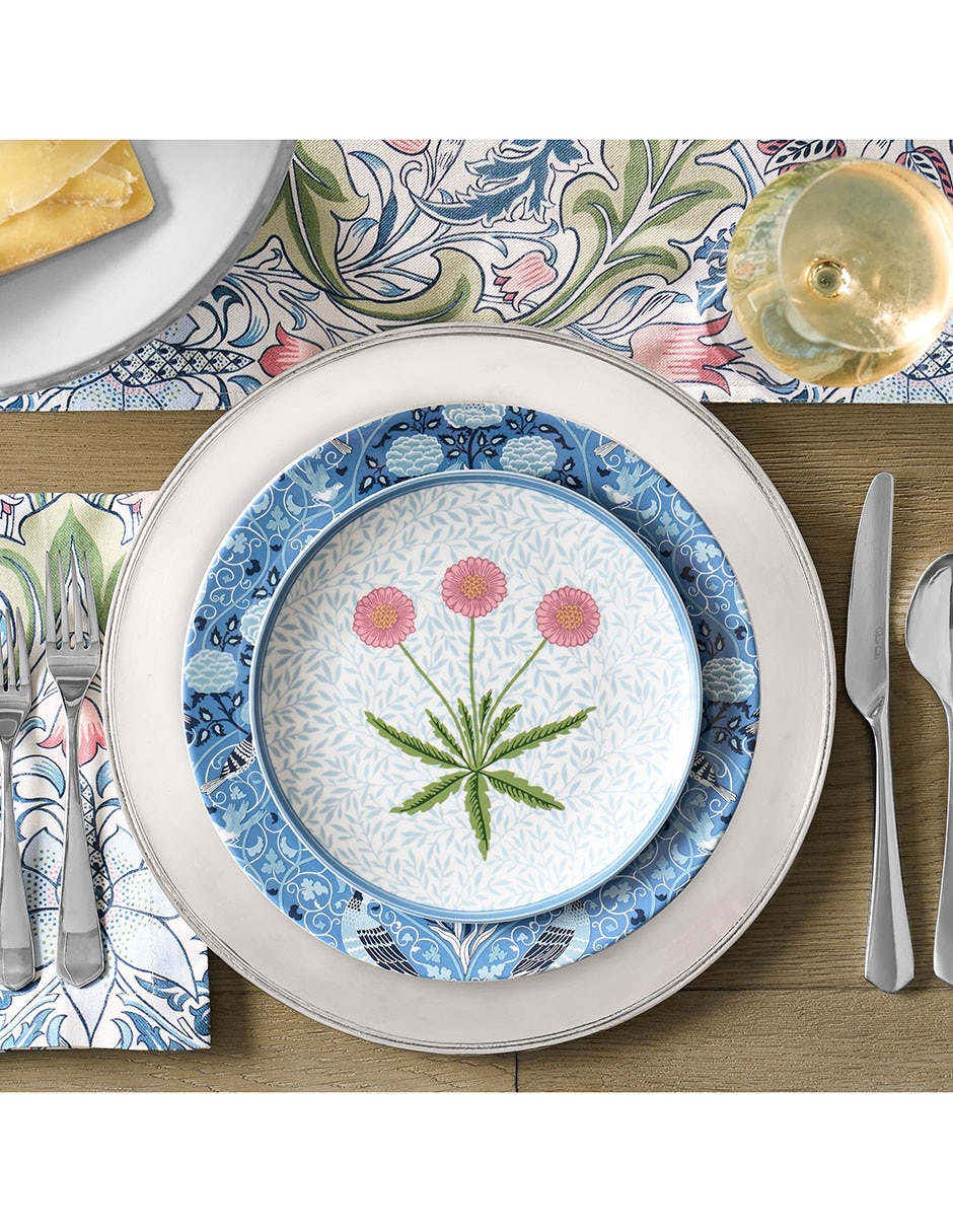 Set platos ensalada Morris & Co de porcelana 4 piezas 2