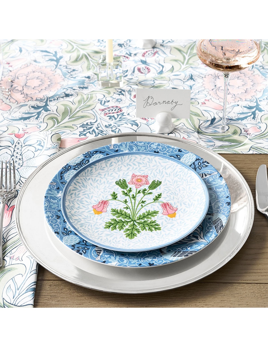 Set platos ensalada Morris & Co de porcelana 4 piezas 3