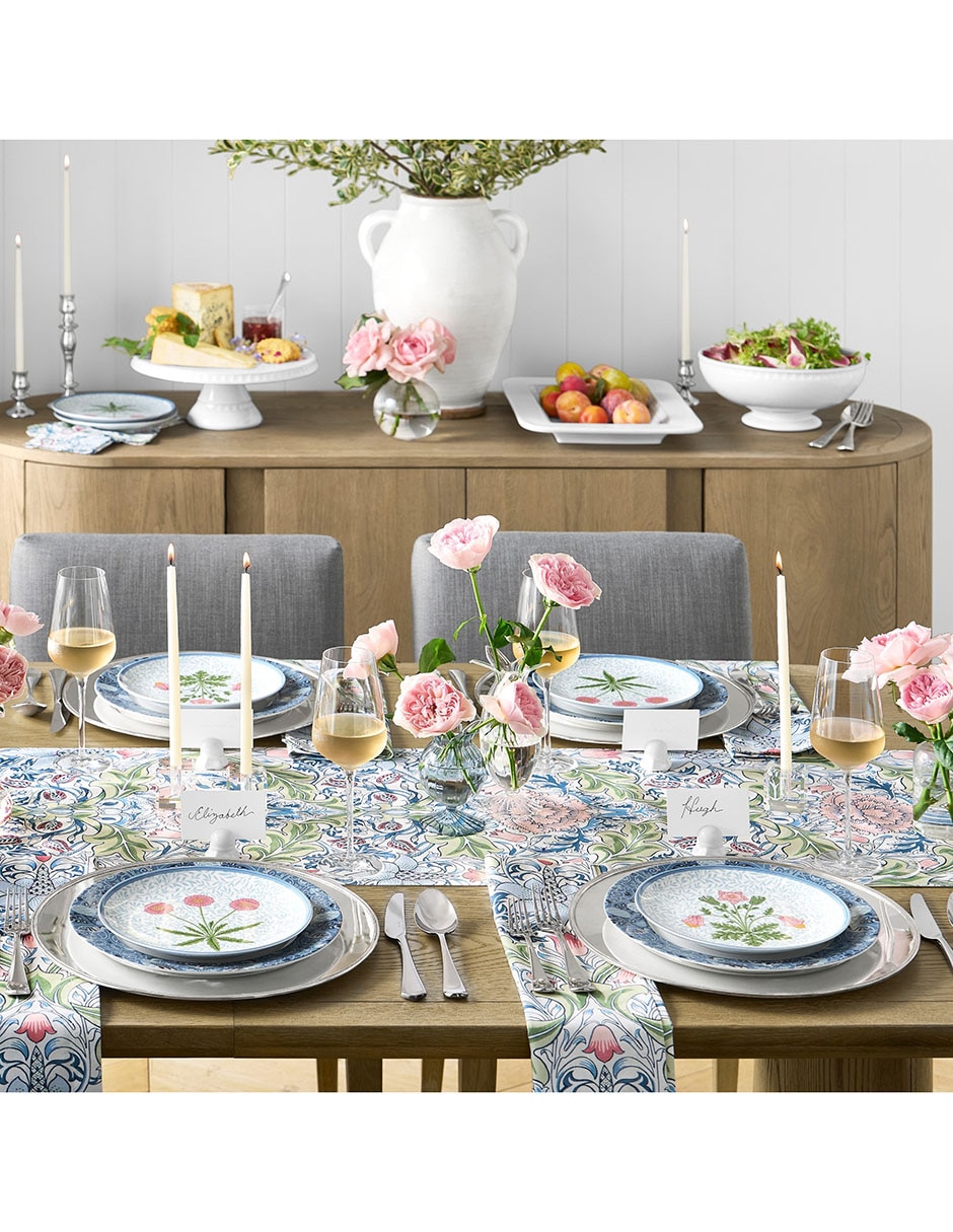 Set platos ensalada Morris & Co de porcelana 4 piezas 5