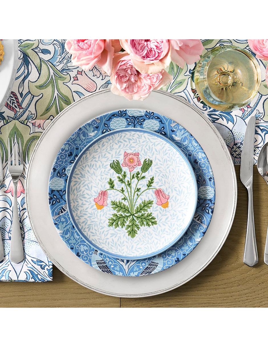 Set platos trinche Morris & Co de porcelana 4 piezas 2