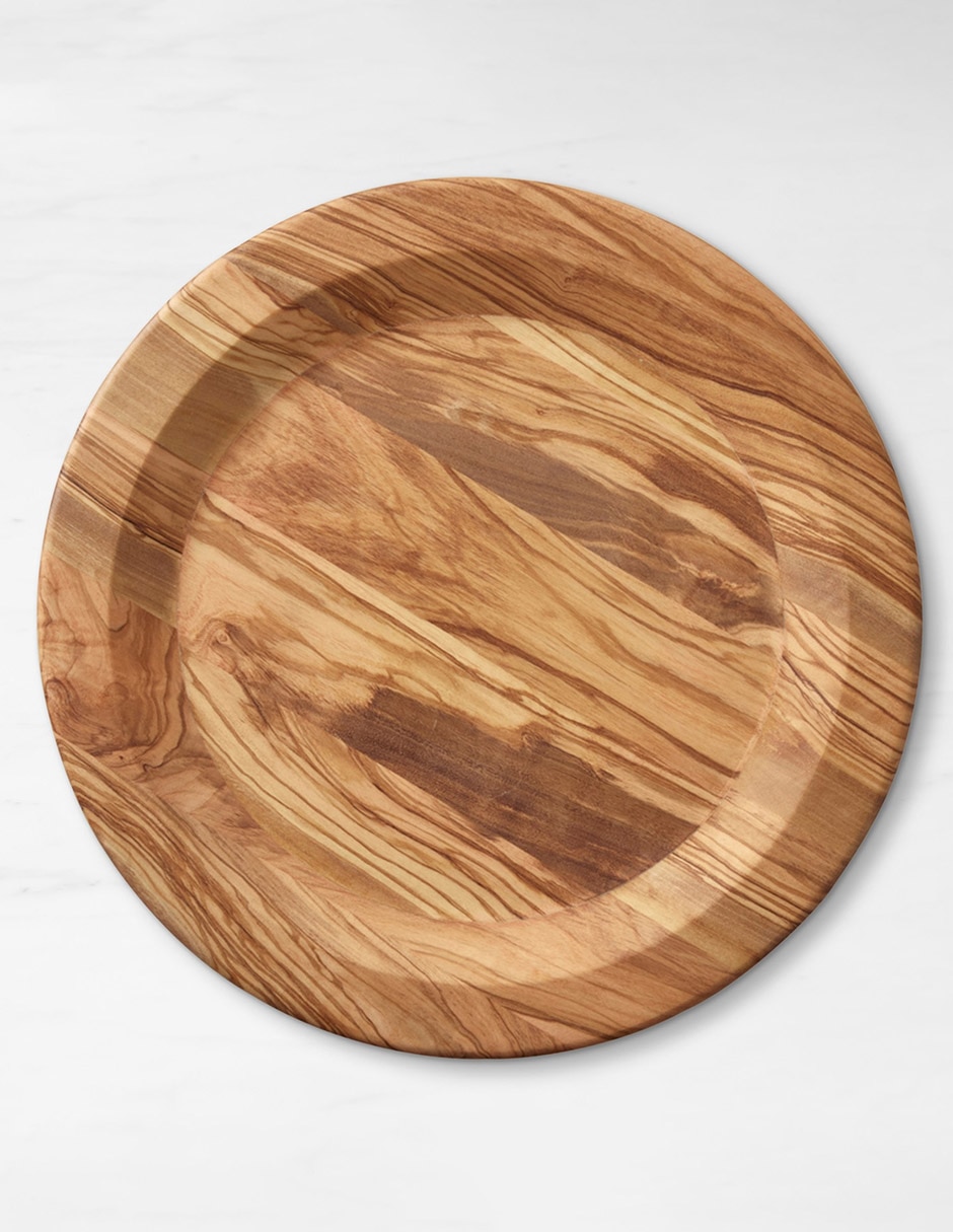 Plato base Olivewood de madera Plato base Olivewood de madera