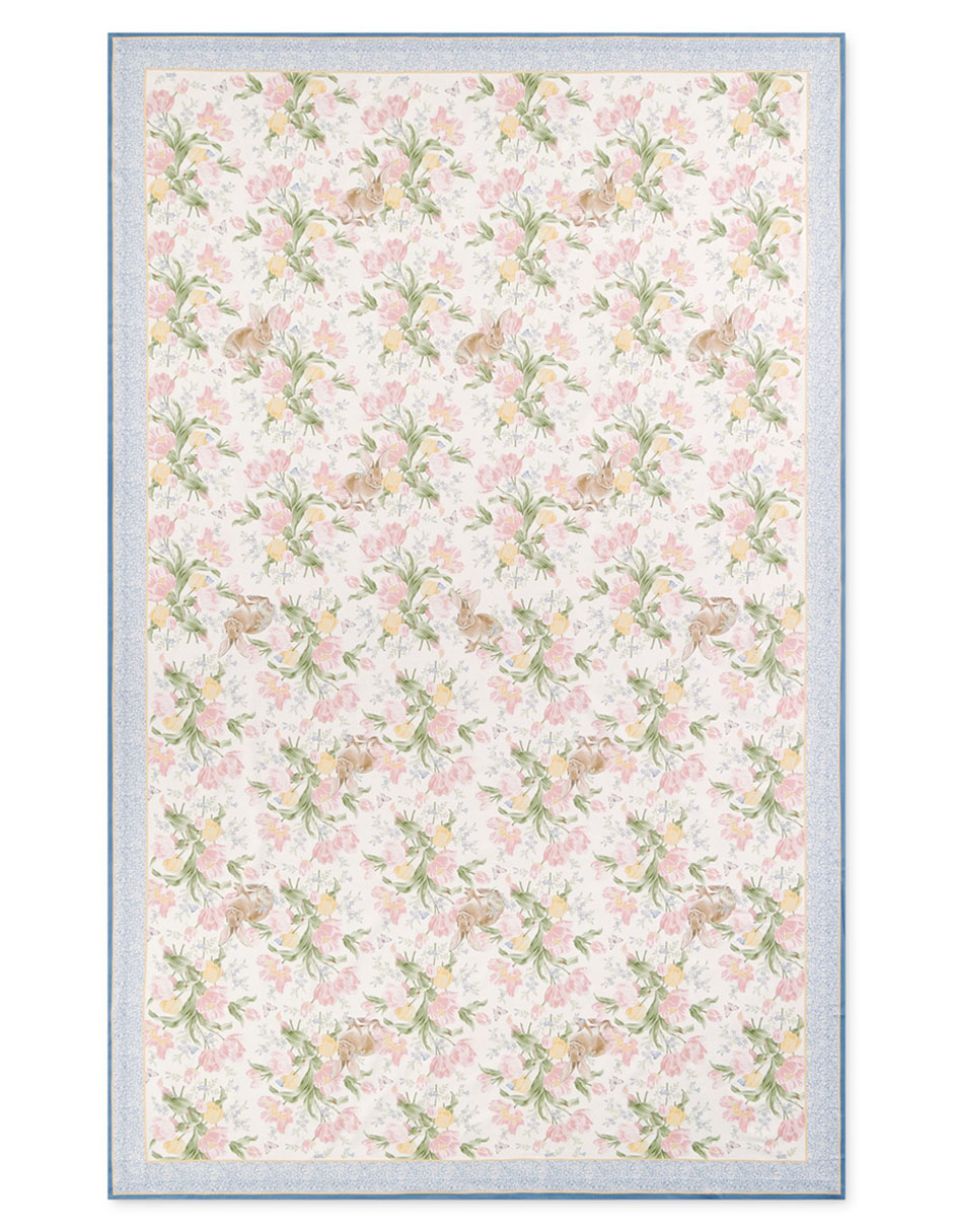 Mantel rectangular de algodón Garden Flowers 3