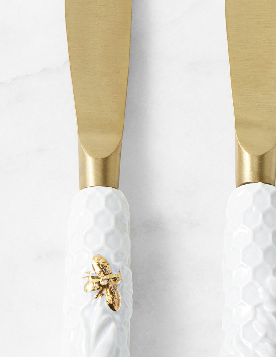 Set de cuchillos para quesos honeycomb 2 piezas