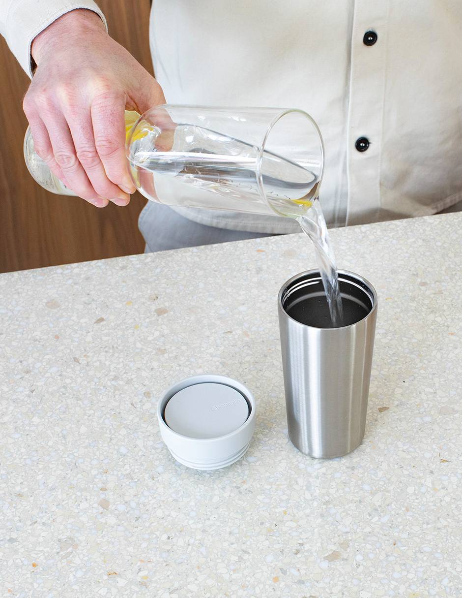 Termo de acero inoxidable Make & Take con tapa a presión 354 ml 5