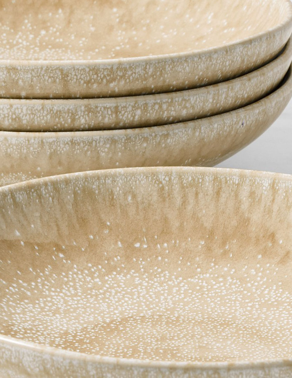 Set bowl Cyprus 4 piezas de cerámica 2