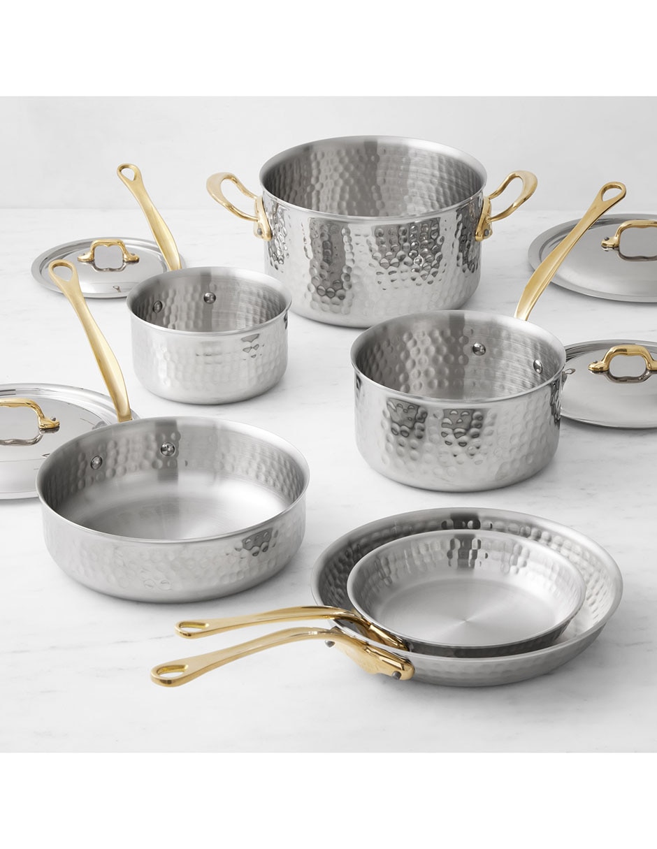 Batería de cocina Mauviel de acero inoxidable antiadherente convencional 10 piezas 2