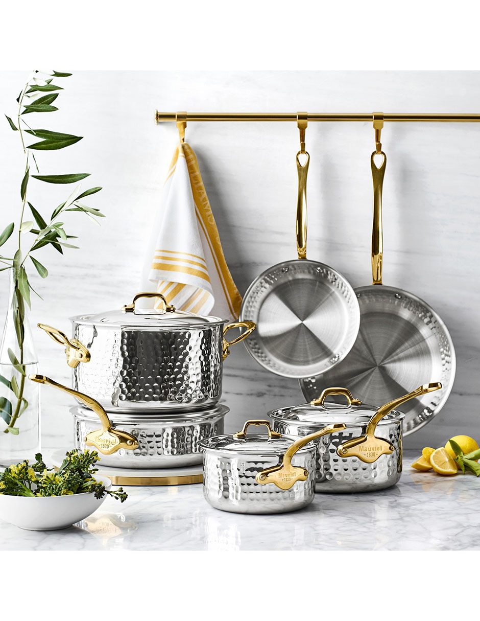 Batería de cocina Mauviel de acero inoxidable antiadherente convencional 10 piezas 3