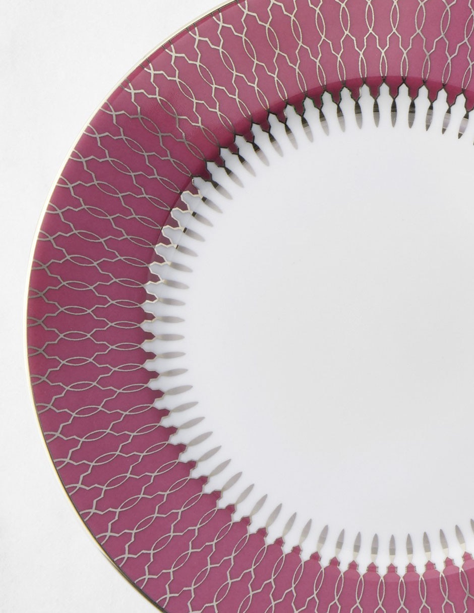 Set platos ensalada Regal Berry de porcelana 4 piezas 2