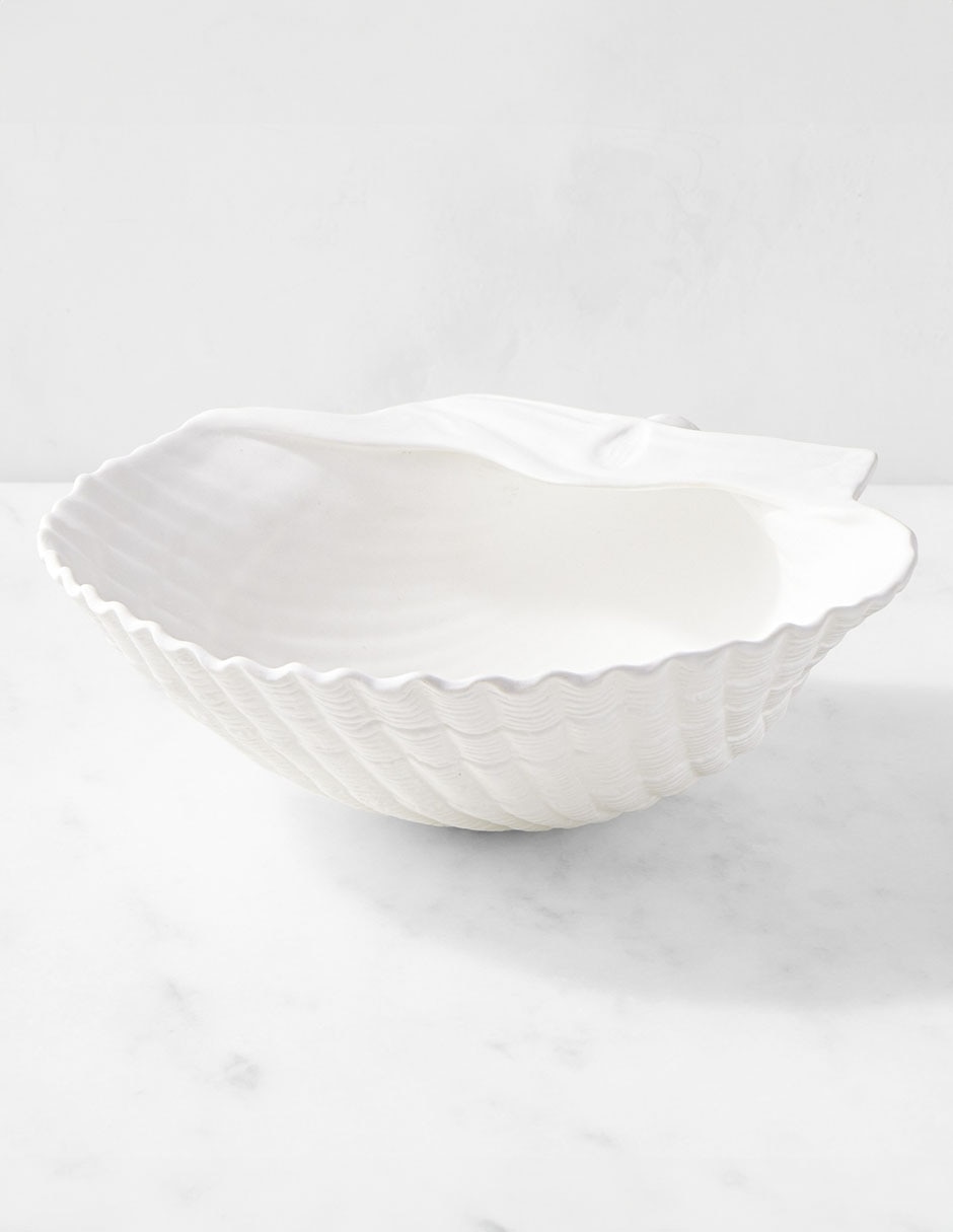 Ensaladera Seashell de porcelana Ensaladera Seashell de porcelana