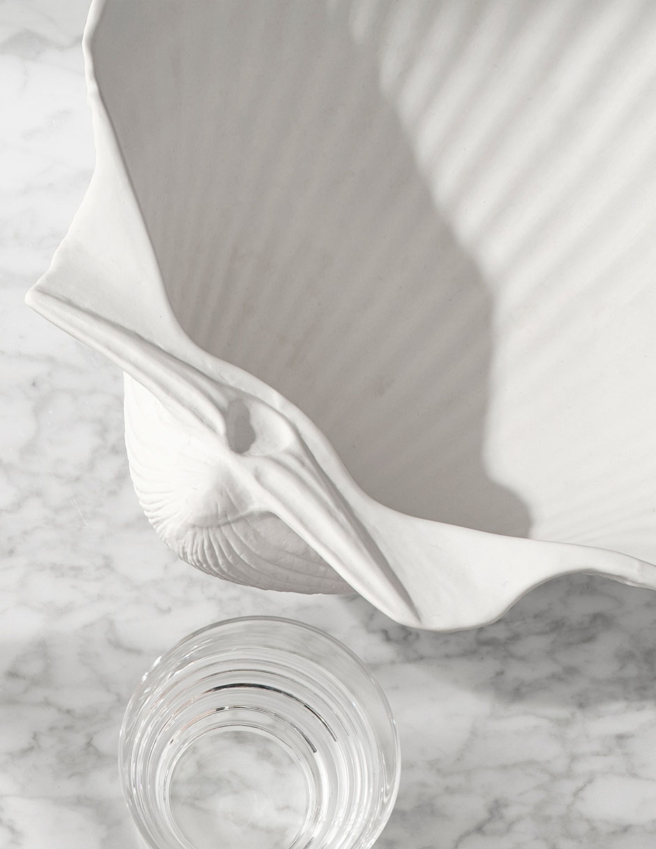 Ensaladera Seashell de porcelana 2