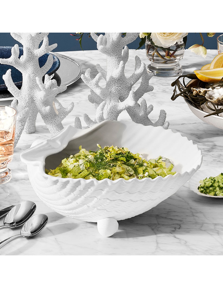 Ensaladera Seashell de porcelana 4