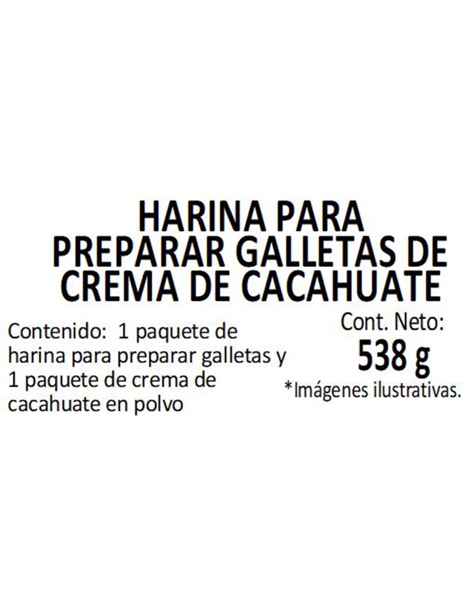 Masa preparada sabor mantequilla de cacahuate 4