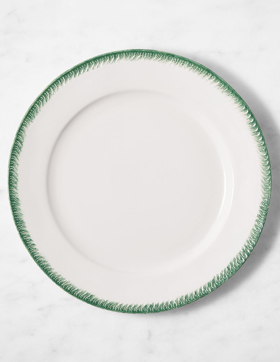 Plato base Aerin de porcelana