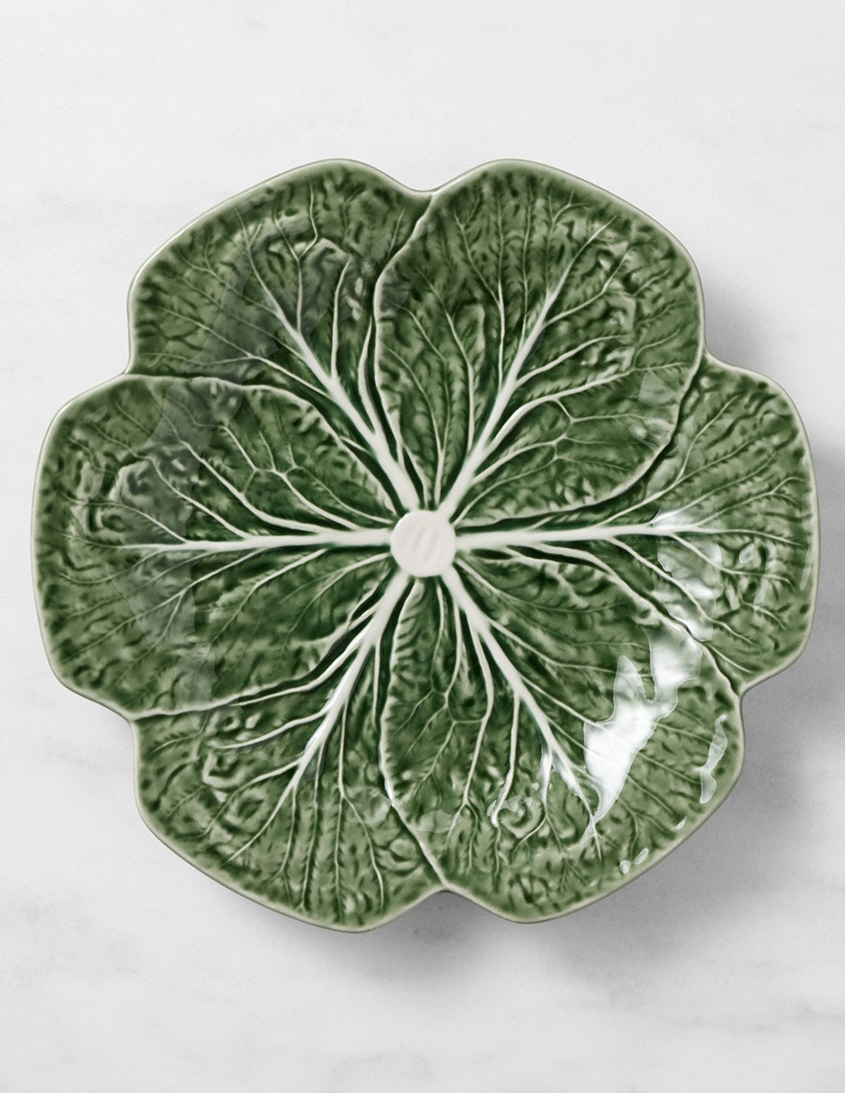 Set platos trinche Cabbage de barro 4 piezas